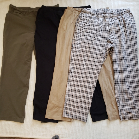 4 Pk Lands' End Women Assorted Dress Pants Pack XL - Picture 1 of 4